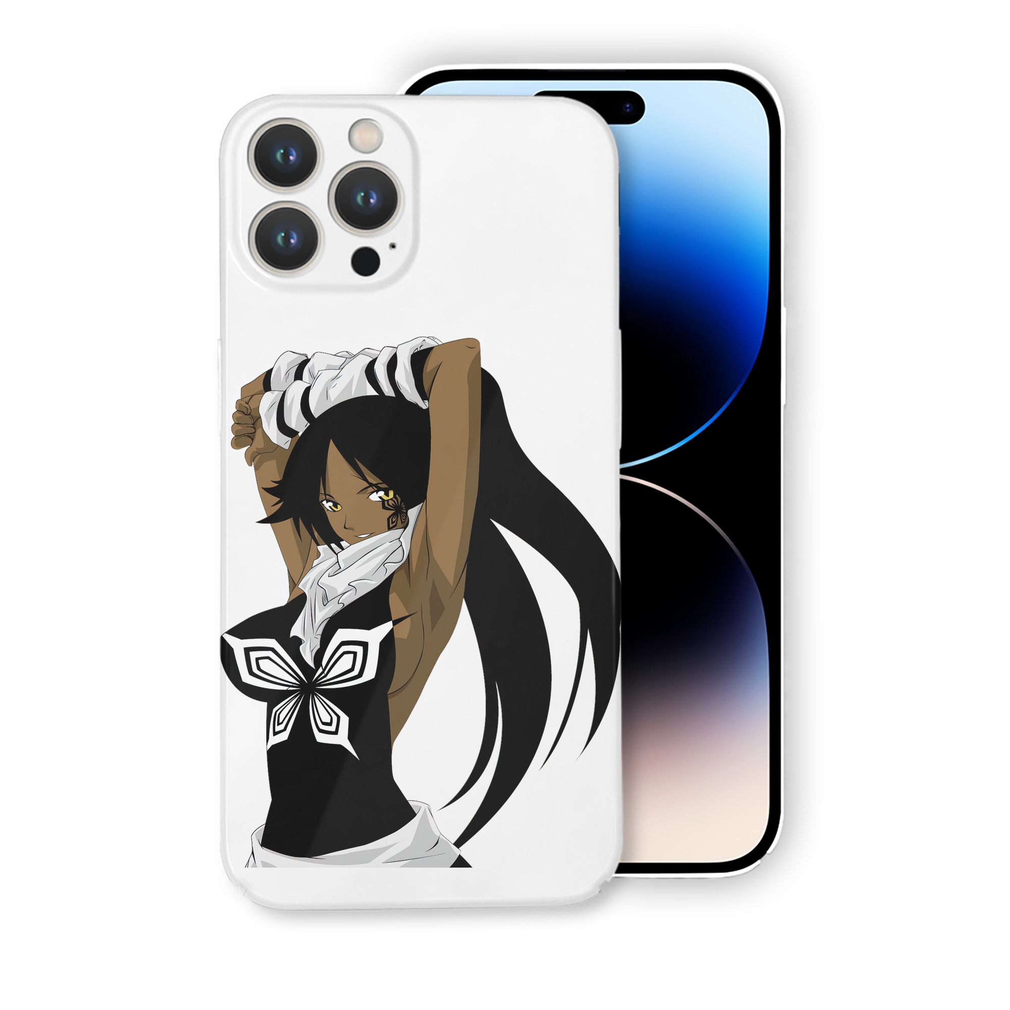 （画像用） ブリーチ 四楓院 夜一（しほういん よるいち） BLEACH Shihouin Yoruichi 【iPhone 14シリーズ対応】ハードケース